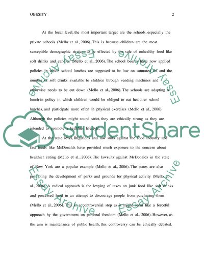 Obesity - A chronic health disease