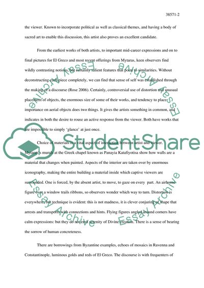 El Greco and Mytaras Face to Face