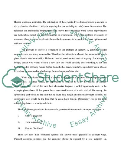 Introduction to Basic Economics