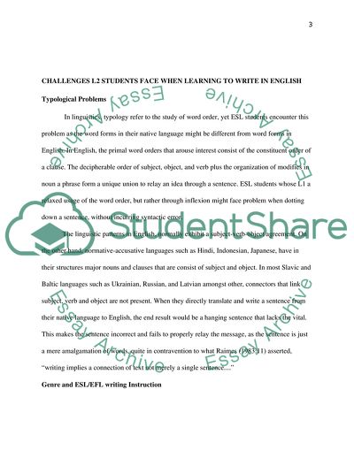 Developing Writing Skills in English