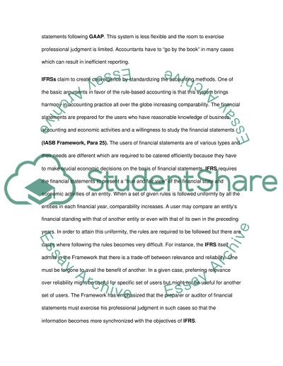 Principles-Based Accounting as an Accounting Method