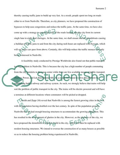 Nashville Urban Plan