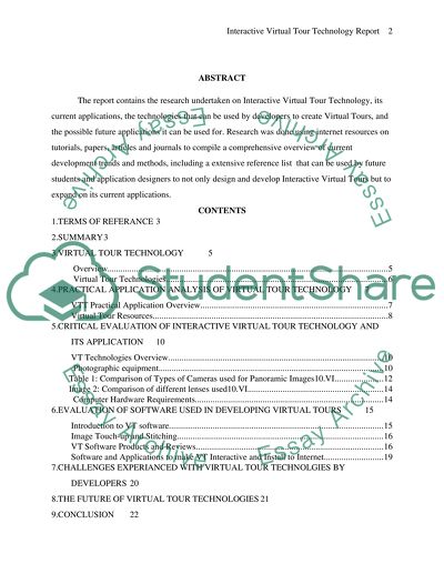 Interactive Virtual Tour Technology