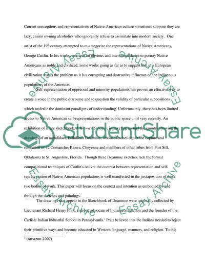 Correcting Representation and Giving Self-Representation: The Work of George Caitlin and Etahdleuh Doanmoe