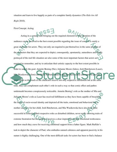 The Kids Are All Right Film Analysis