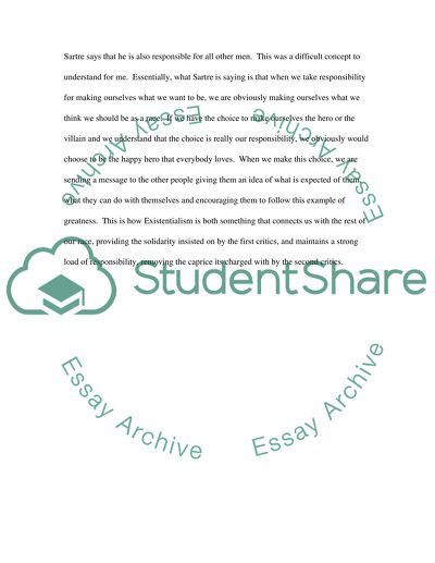 Jean Paul Sartre: the Main Criticisms of the Concepts of Existentialism