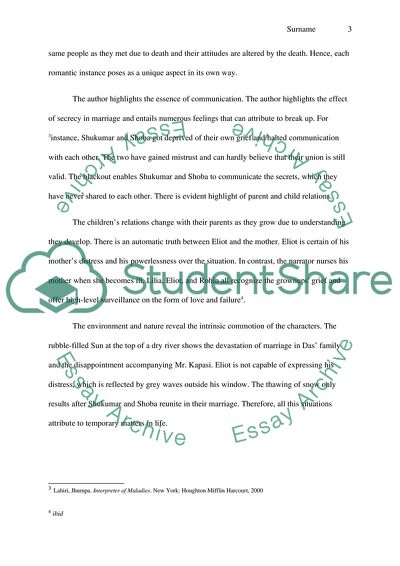 A Temporary Matter by Jhumpa Lahiri