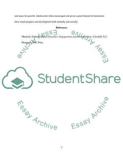 Sustaining Engagement in Adolescents before Disengagements