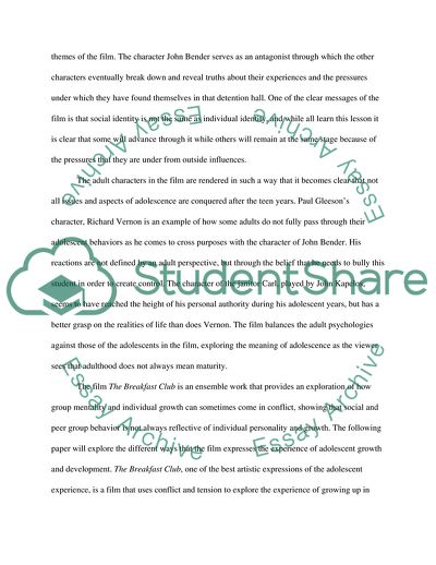 The 1985 Film The Breakfast Club