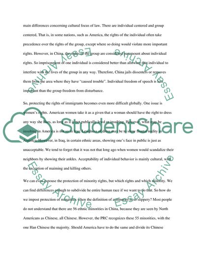 Protecting the Human Rights of Immigrants