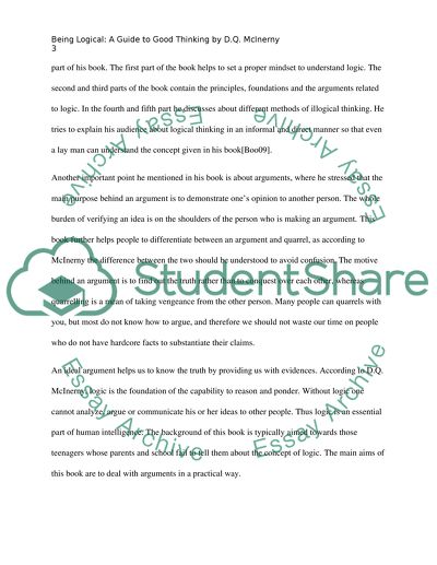 Book Review: Being Logical: A Guide to Good Thinking by D.Q. McInerny