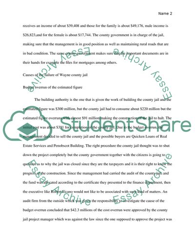 The Rise and Fail of the Wayne County Jail