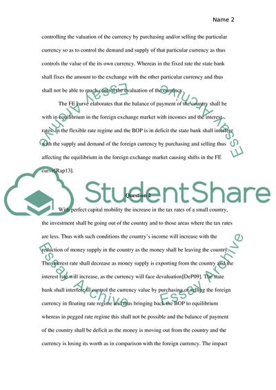 International Monetary Economics