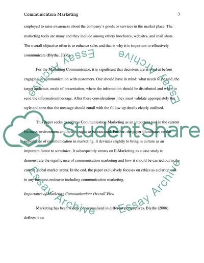 Marketing communication: Effective Promotion and Sale in Face of Globalization Today