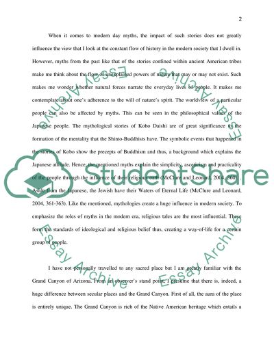 Mythology and the Society