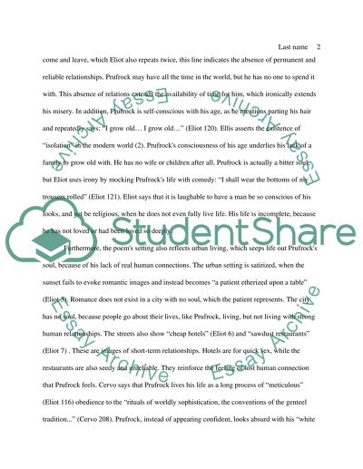 Isolation Amidst Decadence In Prufrock