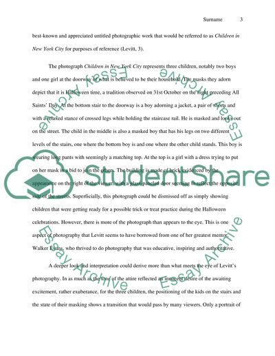 Helen Levitts Images of Urban Space in the 30s and 40s