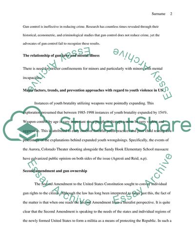 Importance of Gun Control