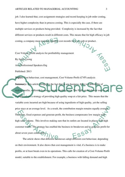 Job Order Costing and Process Costing