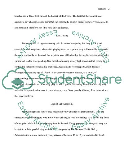 Essay about steps for getting a driving license