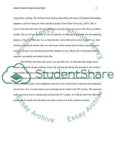 Racism and Jim Crow Museum