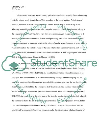 Company Law Problems