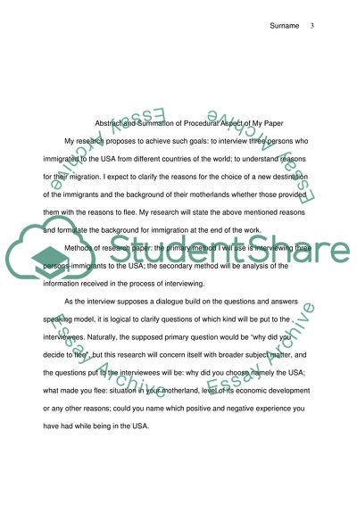 Searching for a Better Life - Immigrants if the USA