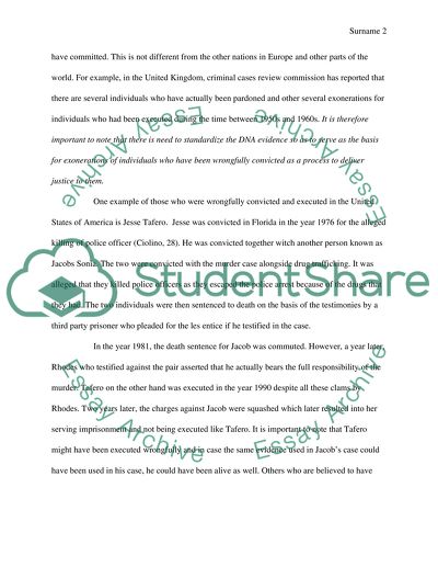 Wrongfully Convicted