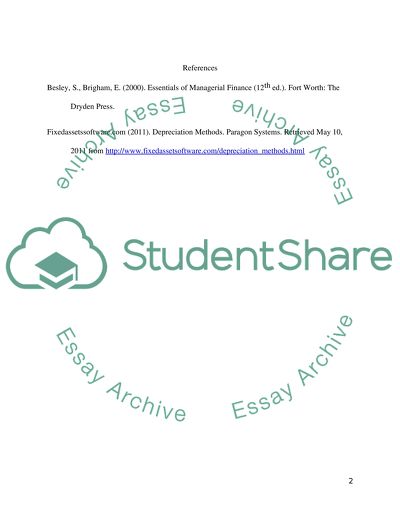 Responses to DQ1Selling ReceivableDW and DQ2 Use of Depreciation CH