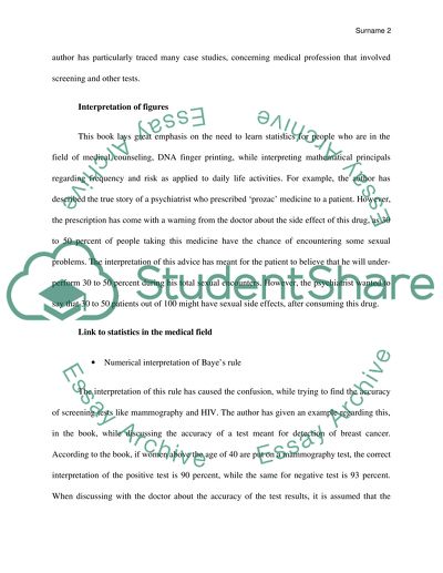 Reflection of calculated risk book by Gred Gigerenzer