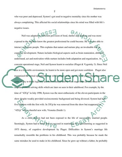 Comparison of Neil Hughes and Symon Basterfield Characters