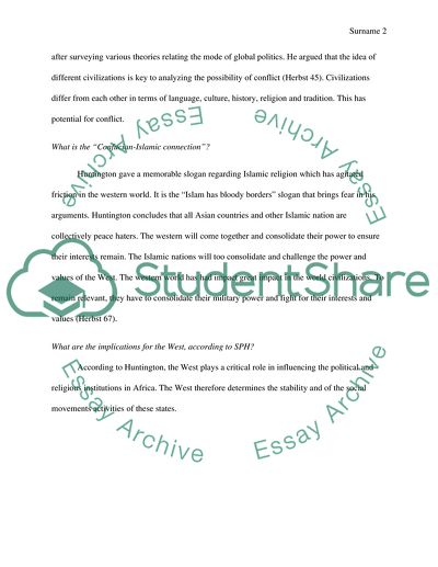 Political science- short answers- Africa