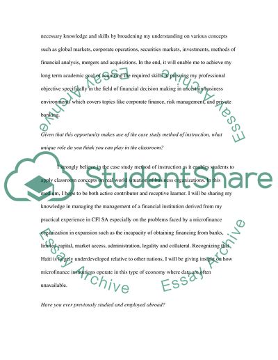 Graduate Diploma in Finance and Banking