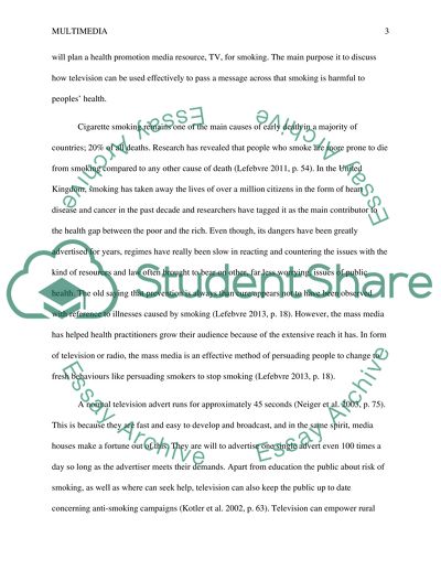 Multimedia in Health Promotion