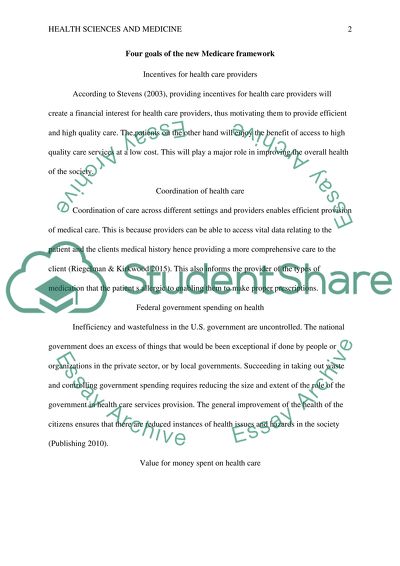 MEDICARE AND MEDICAID