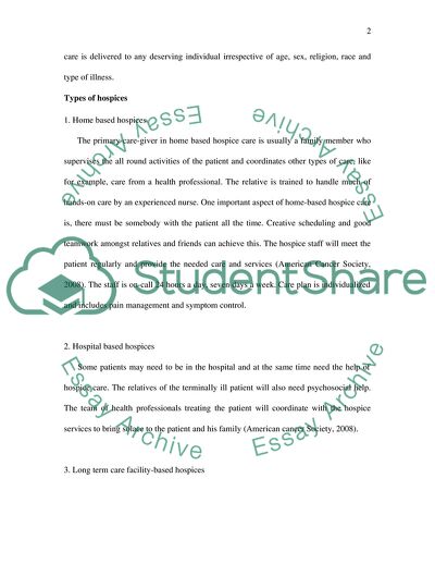 Hospice and Palliative Care Analysis