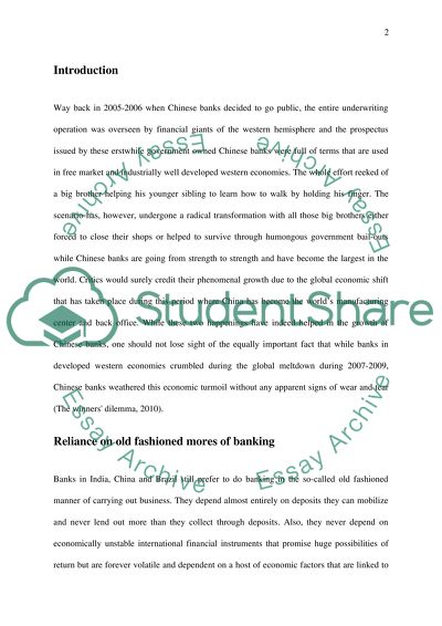 Banks in Emerging Markets Weathered the Recent Financial Crisis