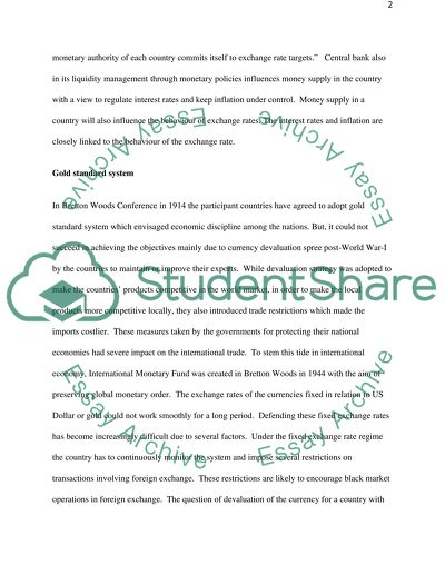 Exchange Rate as Important Measure of Economic Development
