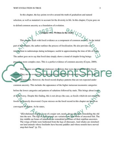 Why Evolution Is True