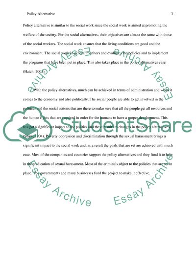 Sex traciffking what is the policy alternative