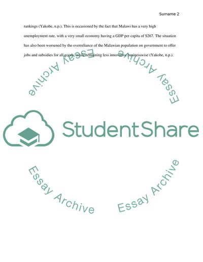 Developing and Non-Developing Economies