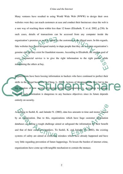 Crime and the Internet