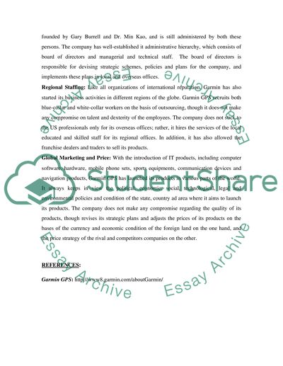 Global Business Plan