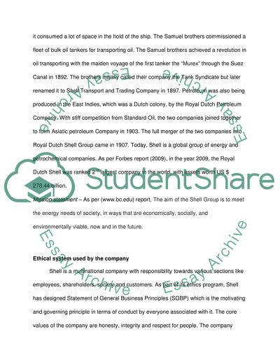 Evaluation of a Business Code of Ethics