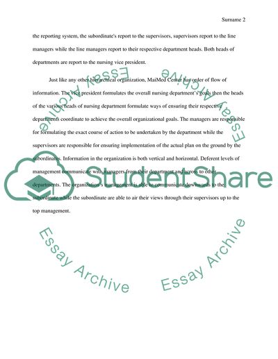 Formal Organizational Arrangement