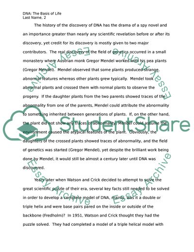 The True Beauty of DNA and the Quality of the Life