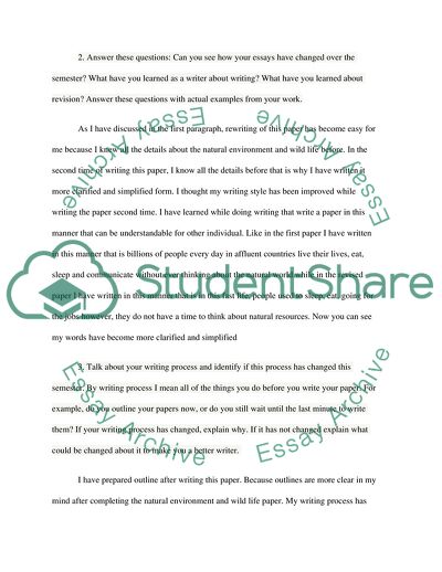 Preservation of Natural Environment