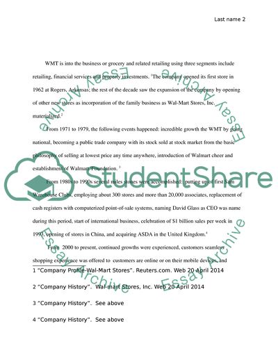 Financial Statement Analysis of Wal-Mart Stores and Office Depot