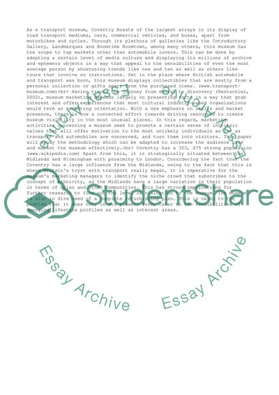 Coventry Museum - From Denial to Discovery