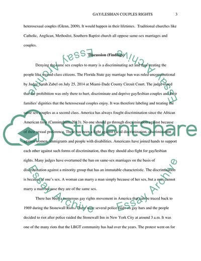 Gay and Lesbian Couples Rights